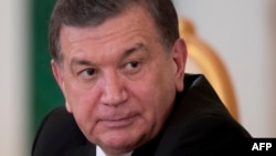 Uzbek President Shavkat Mirziyoev