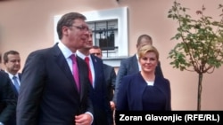  Kolinda Grabar Kitarovic və xanımı