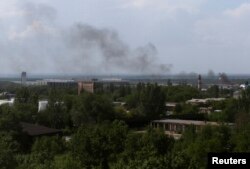 Aeroportul din Donețk astăzi.
