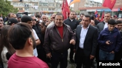 Armenia - Prosperous Armenia Party leader Gagik Tsarukian campaigns in Syunik province, May 19, 2026.