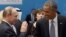 Presidenti i SHBA-së, Barack Obama dhe homologu i tij rus, Vladimir Putin.