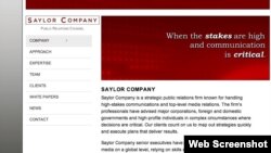 Почти сразу после окончания войны 2008 года американская Saylor company стала помогать представителям югоосетинского де-факто правительства и местным правозащитникам продвигать в Соединенных Штатах свою версию конфликта