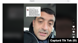 Postarea lui George Simion pe TikTok a avut 1,3 milioane de vizualizări, 33.200 de likeuri, 3.671 de comentarii și 1.379 de distribuiri.