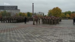 Вперше за 30 років. На Луганщині відбувся військовий парад (відео)