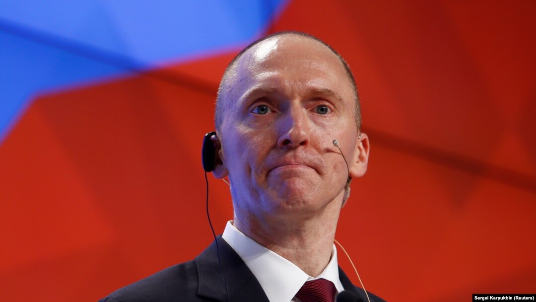 One-time adviser to U.S. President Donald Trump Carter Page (file photo)
