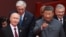 Ruski predsednik Vladimir Putin i kineski lider Si Đinping uoči vojne parade na Trgu Tjenanmen u Pekingu, 3. septembar 2025.