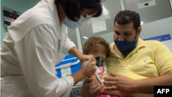 Vakcinacija kubanske djece, Havana (24. august 2021.)