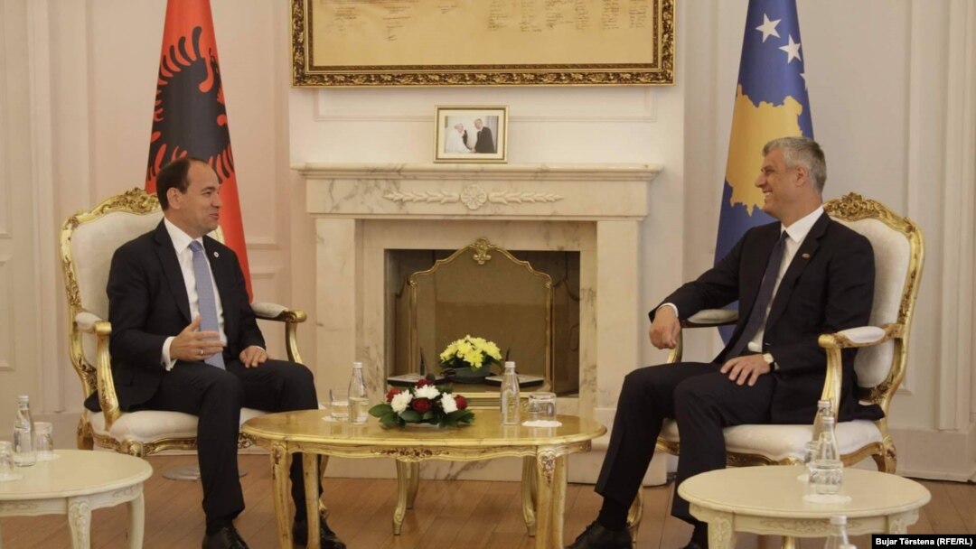 Hašim Tači i Bujar Nišani u Prištini