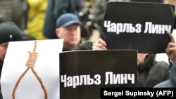 Kiyevdəki aksiyadan foto