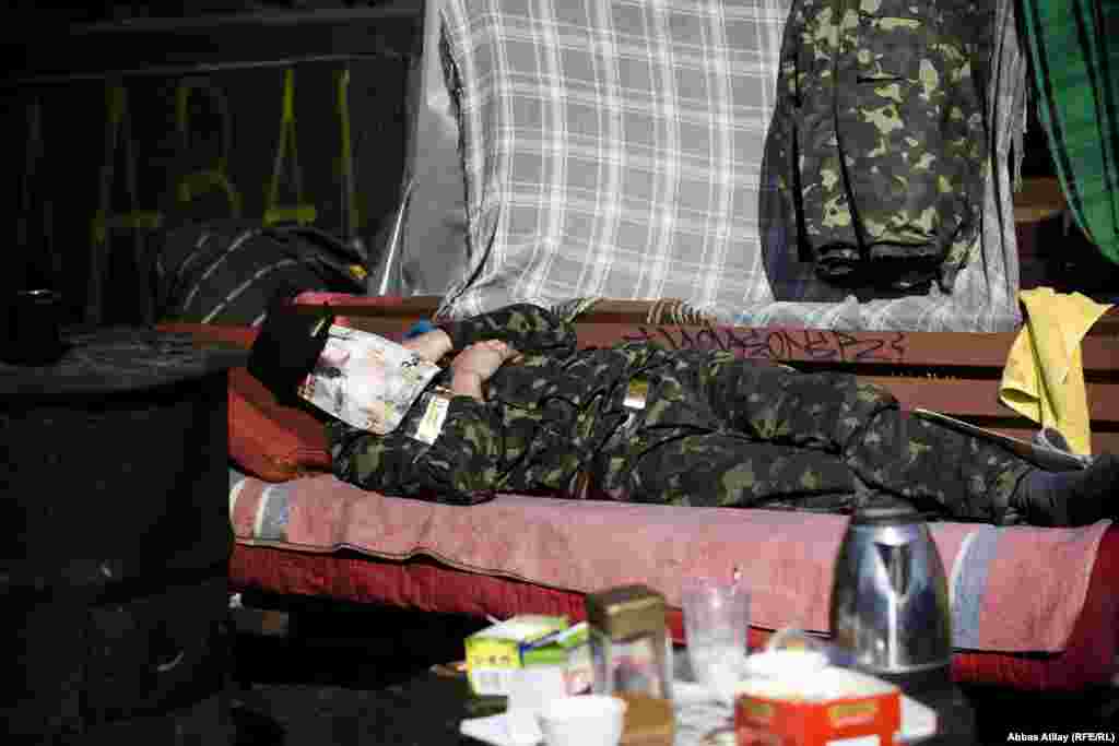 Yorğunluğunu çıxaran Maydan-lı.