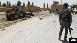 Çarçeno etrabynyň başlygy Ismaýil Hakýaryň ulagy onuň edara barýan mahaly partladylypdyr.