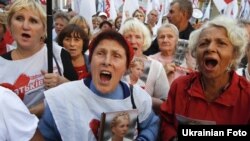 Акцыя прыхільнікаў Цімашэнкі 21 жніўня 2012 году