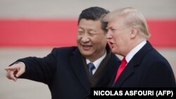 Xi Jinping și Donald Trump la Beijing, 9 noiembrie 2017