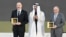 İlham Əliyev və Nikol Paşinyan Əbu-Dabidə "Zayed İnsan Qardaşlığı Mükafatı"nın təqdimolunma mərasimində.