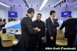 Premijer Kosova Aljbin Kurti i predsednik Ukrajine Volodimir Zelenski u Jerevanu tokom samita Evropske političke zajednice u maju 2026.