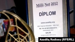 Ötənilki müsabiqədə AzadlıqRadiosunun saytı da qaliblər arasında idi.