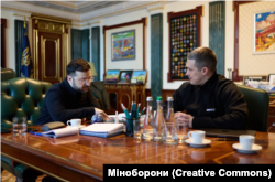 Михайло Федоров і Володимир Зеленський