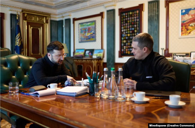Михайло Федоров і Володимир Зеленський