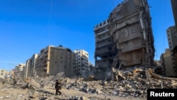 ბეირუთი ისრაელის საჰაერო იერიშის შემდეგ. 6 მარტი, 2026.