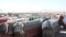Pakistan -- Trucks park near the Afghan border in Chaman, 04Mar2009