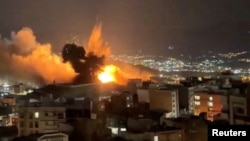 Вибух у Санандаджі, провінція Курдистан, Іран. Кадр з відео із соціальних мереж, оприлюдненого 5 березня 2026 року