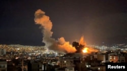 Вибух у Санандаджі, провінція Курдистан, Іран. Кадр з відео, опублікованого в соціальних мережах 5 березня 2026 року