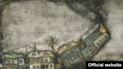 Франческа Ярбусова. Горящая улица Марьиной Рощи. Сцена из фильма "Сказка Сказок"