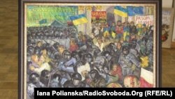 "Вот вам Европа!" Картина художницы и активистки Майдана Марины Соченко