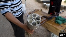 Отработанная кассетная бомба, Ливия, апрель 2011 года