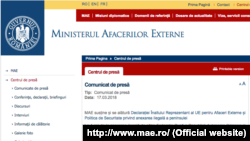 Declarația diplomației de la București.