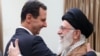 بشار اسد در دیدار با رهبر جمهوری اسلامی در اسفند ۹۷