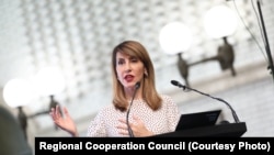 Albania -- Majlinda Bregu, the Secretary General of the Regional Cooperation Council (RCC), July 8, 2019.