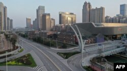Չինաստան - Հուբեյ նահանգի մայրաքաղաք Ուհանի դատարկ փողոցները, 10-ը մարտի, 2020թ.