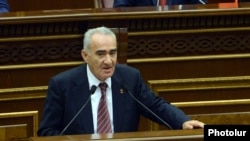 Спикер парламента Армении Галуст Саакян (архив)