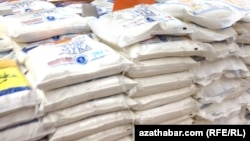 Запасы муки в продовольственном магазине, Ашхабад (Иллюстративное фото) 