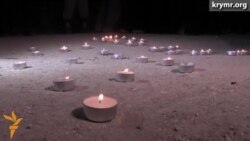 В Симферополе зажгли свечи в память о жертвах депортации