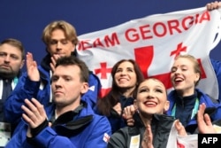 Члены грузинской команды