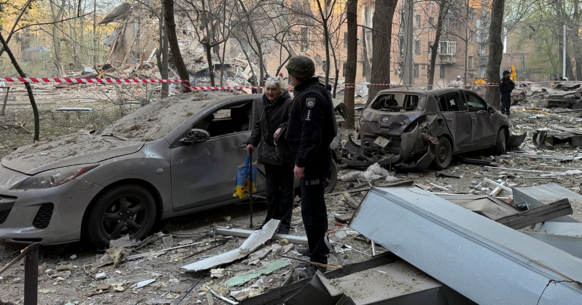 Deadly Russian Strikes Pound Ukraine's Dnipro For More Than 12 Hours