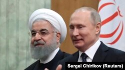 Хасан Роухани менен Владимир Путин. Февраль, 2019-жыл.