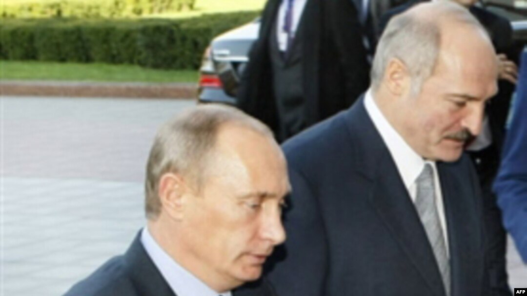 Путин и Лукашенко в Минске 6 октября