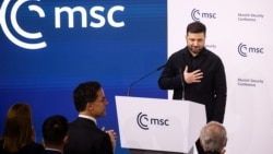 Президент Украины Владимир Зеленский на Мюнхенской конференции по безопасности, 14 февраля 2026 года