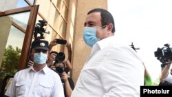 Armenia -- Prosperous Armenia Party leader Gagik Tsarukian enters a court building in Yerevan, June 21, 2020