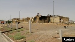 A view of a damage building after a fire broke out at Iran's Natanz nuclear facility on July 2.