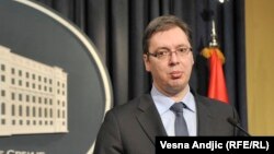 Српскиот премиер Александар Вучиќ