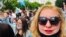 Татьяна Хлестунова на шествии в поддержку Сергея Фургала (архивное фото)