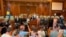 Deputetë të Partisë Demokratike të Kosovës (PDK) dhe Aleancës në sallën e Kuvendit të Kosovës, më 12 gusht 2026.
