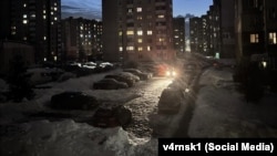 У Менску да ўключэньня вулічнага асьвятленьня 4 лютага 2026 году