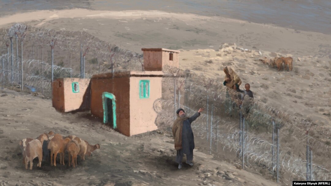 Pakistan began constructing the fence along the so-called Durand Line in 2014, and it is almost 90 percent complete despite Afghanistan's objections. (Illustration)