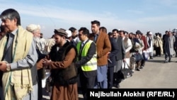 Afghans from Loya Paktia traveling to Iran. Under the new ban, applications for new employment and visit visas have been suspended for 13 mostly Muslim countries. (file photo) 