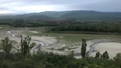 Зміліле Білогірське водосховище, 13 травня 2020 року